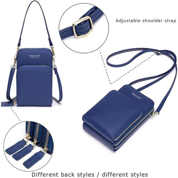 Small Crossbody Cell Phone Purse Women Mini Messenger Shoulder Handbag Wallet - Picture 5 of 6